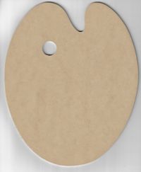 Artist Palette Plaque